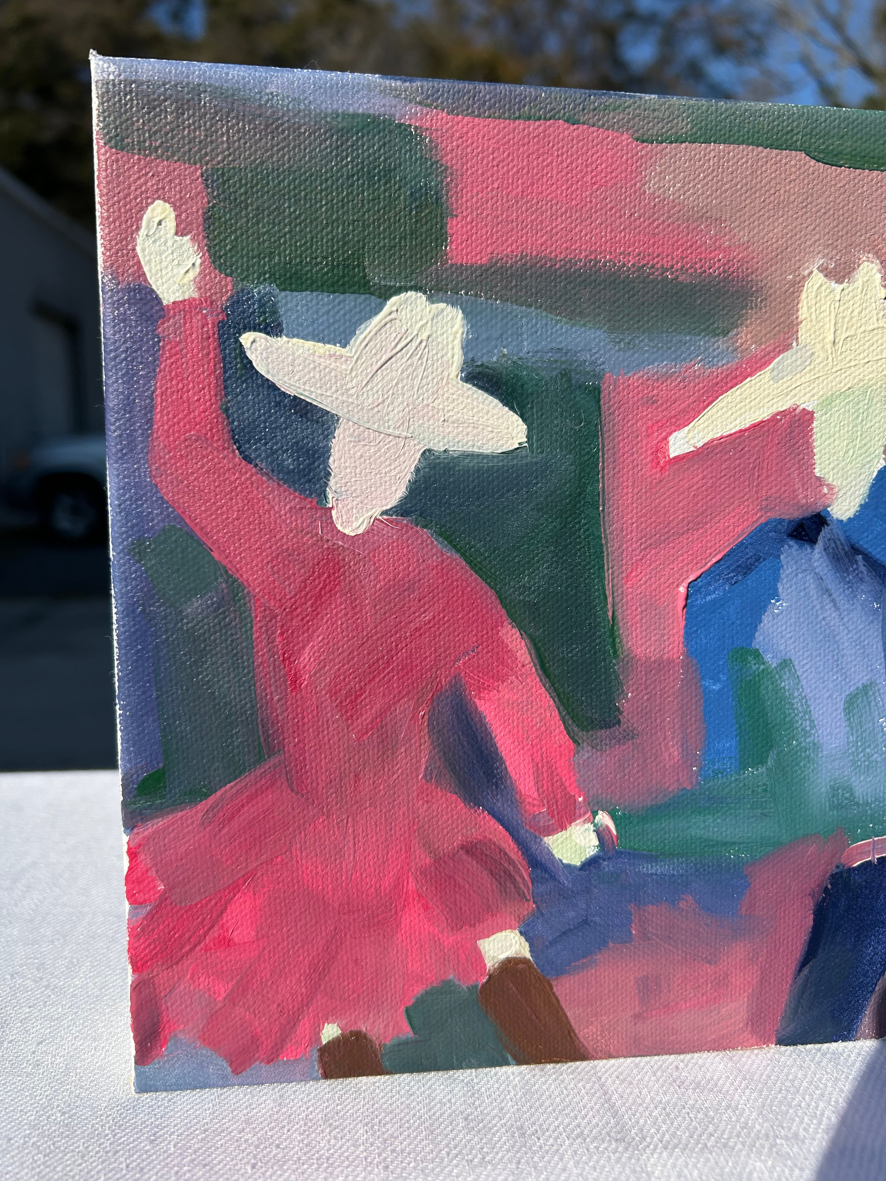 BEFORE THE MUSIC STOPPED 8” x 8”