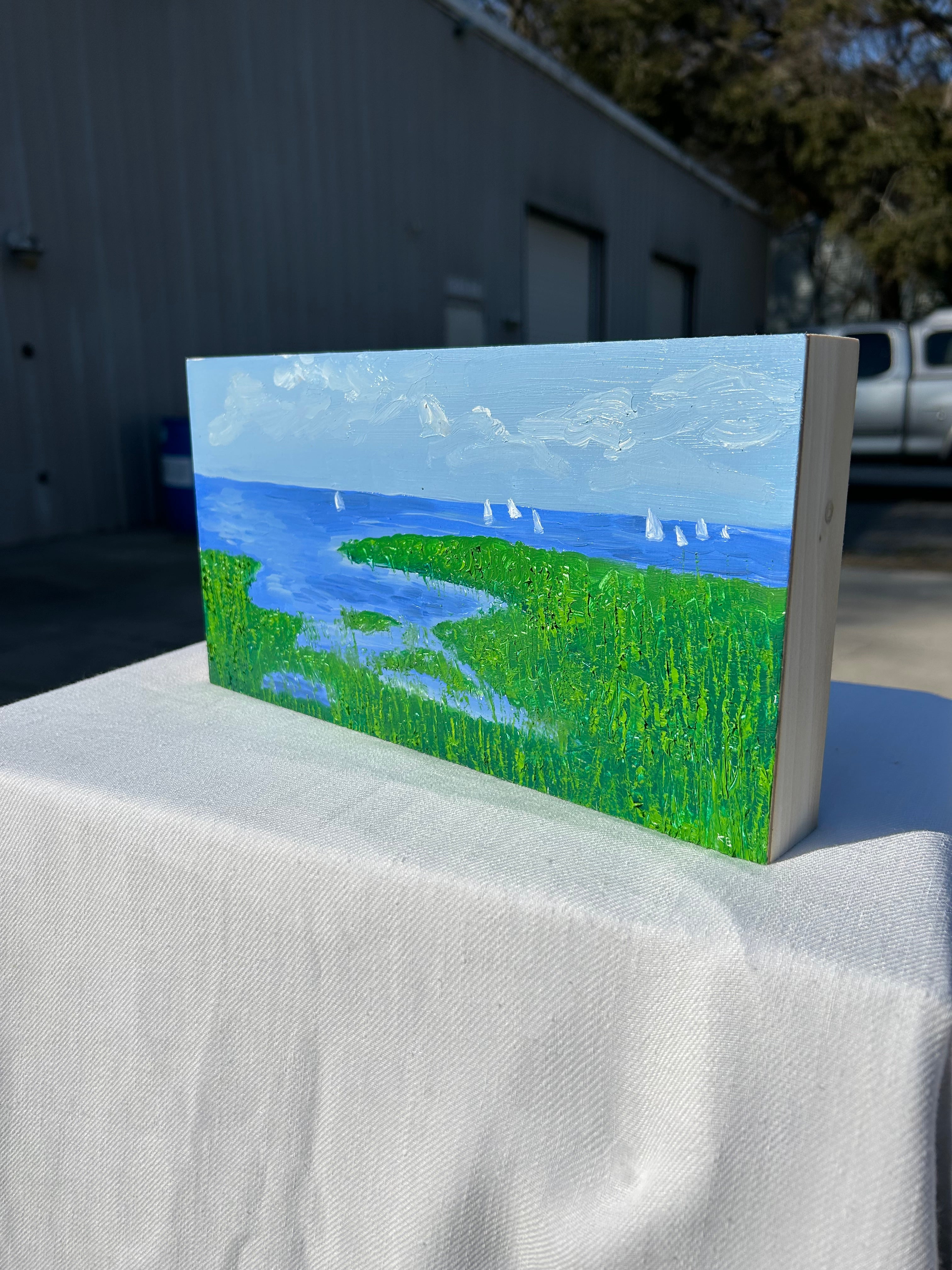 STAY A WHILE 7” x 12”