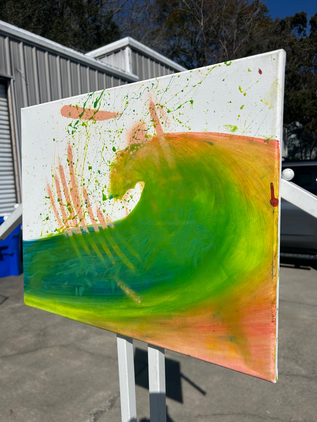 JUST BEFORE IT BREAKS 16” x 20”