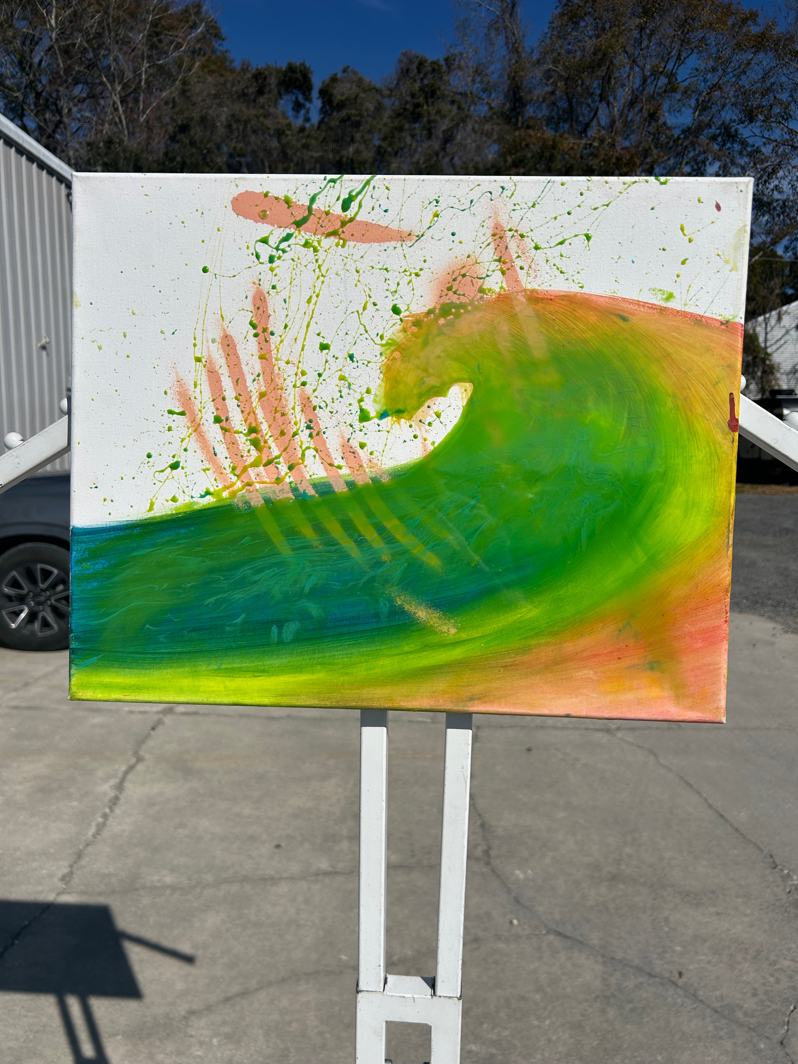 JUST BEFORE IT BREAKS 16” x 20”