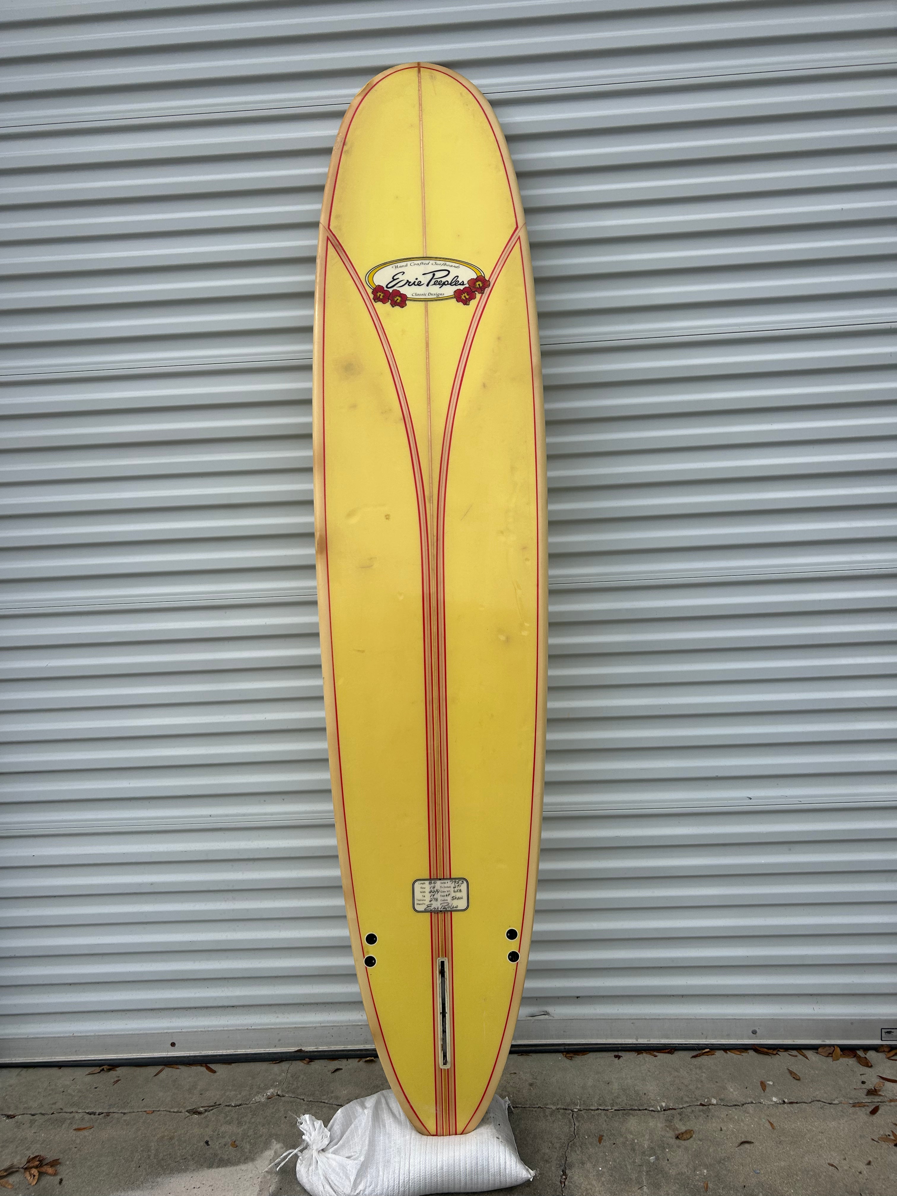 8' 10" Erie Peeples Noserider Longboard
