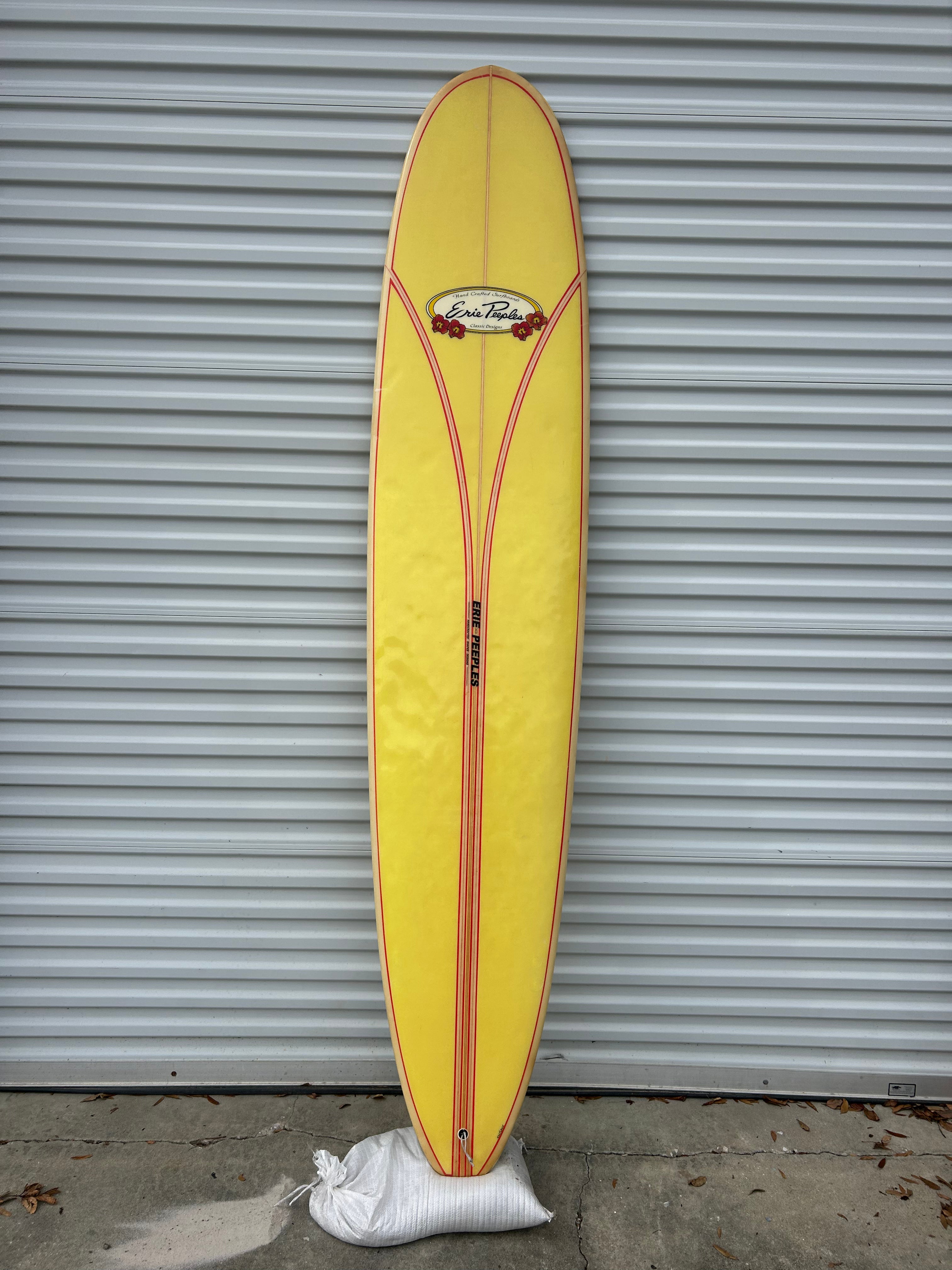 8' 10" Erie Peeples Noserider Longboard