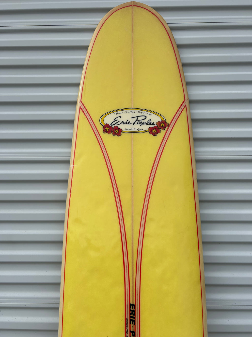 8' 10" Erie Peeples Noserider Longboard