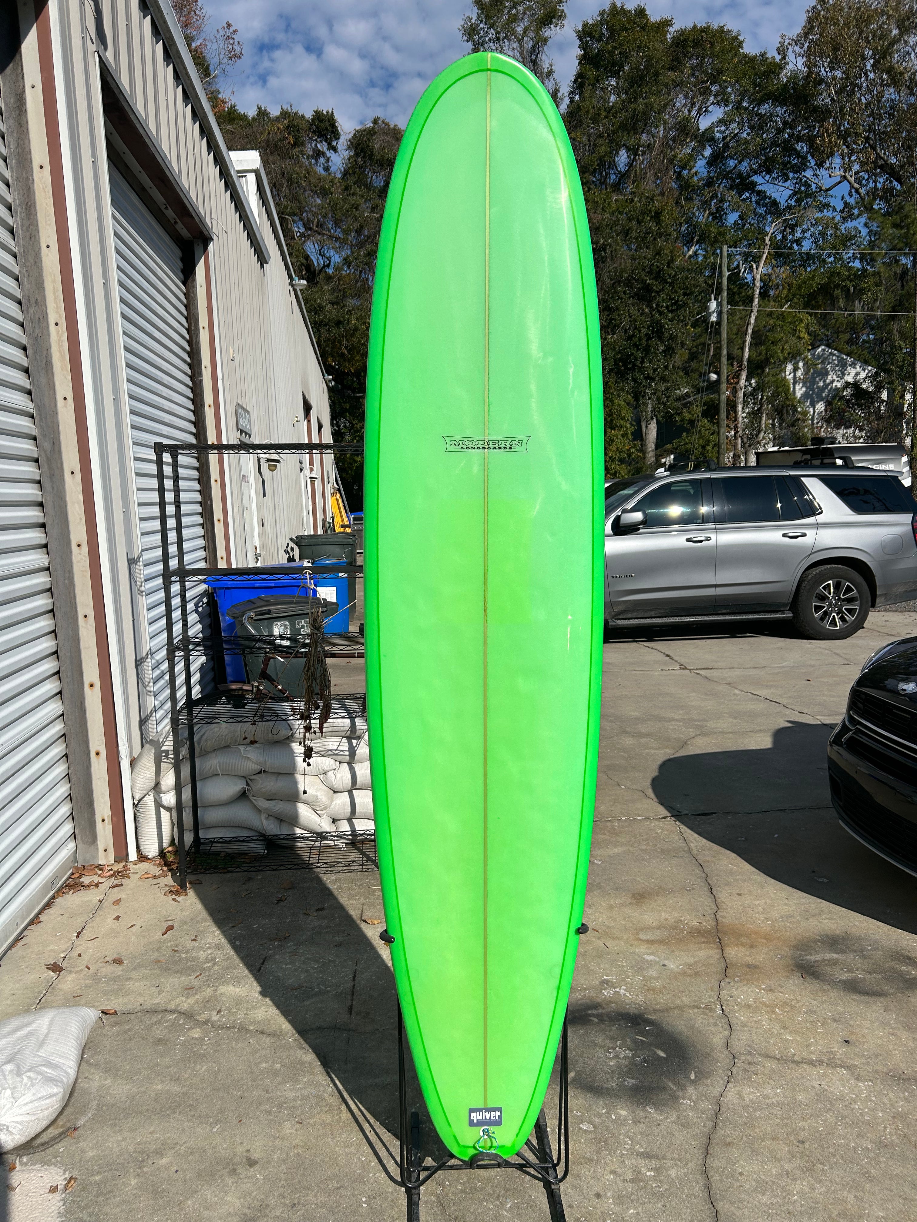 8" 0" Modern Lime Longboard