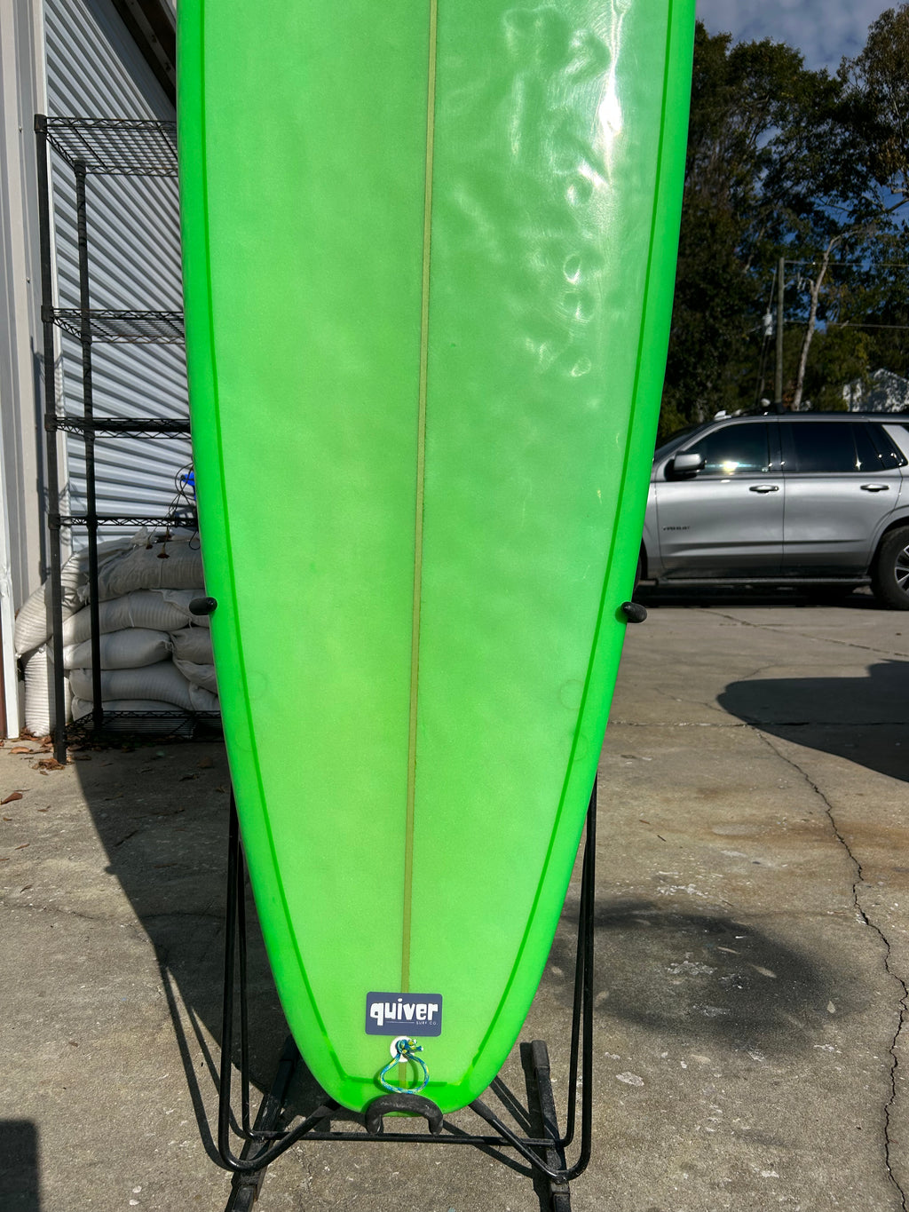 8" 0" Modern Lime Longboard