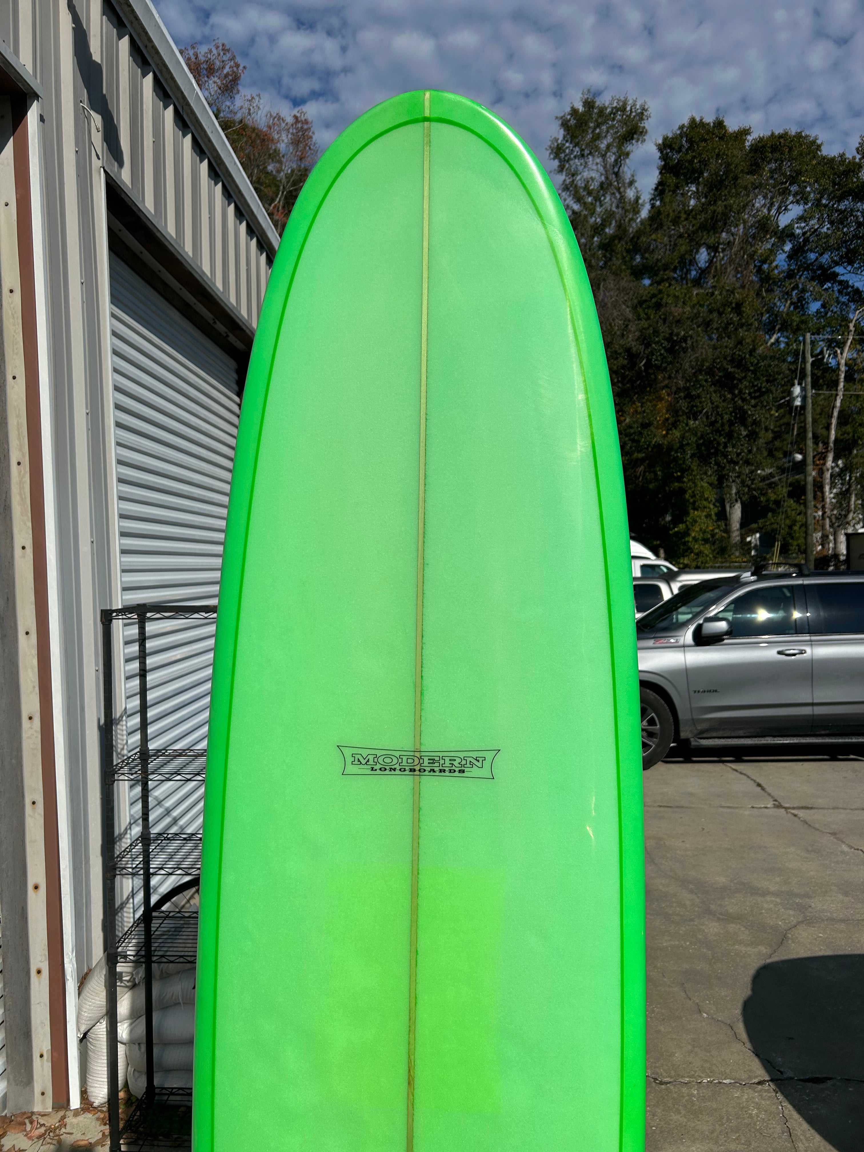 8" 0" Modern Lime Longboard