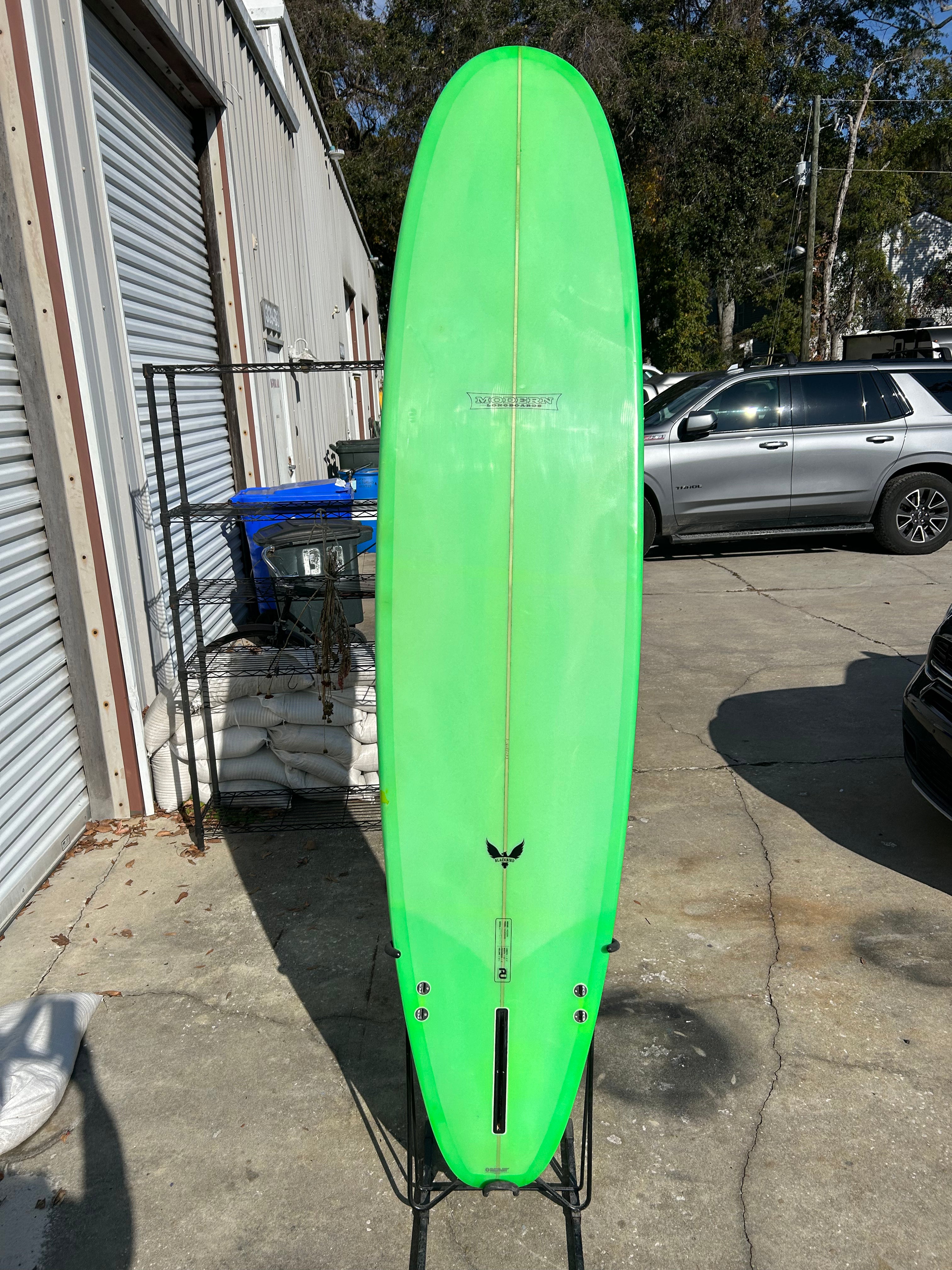 8" 0" Modern Lime Longboard