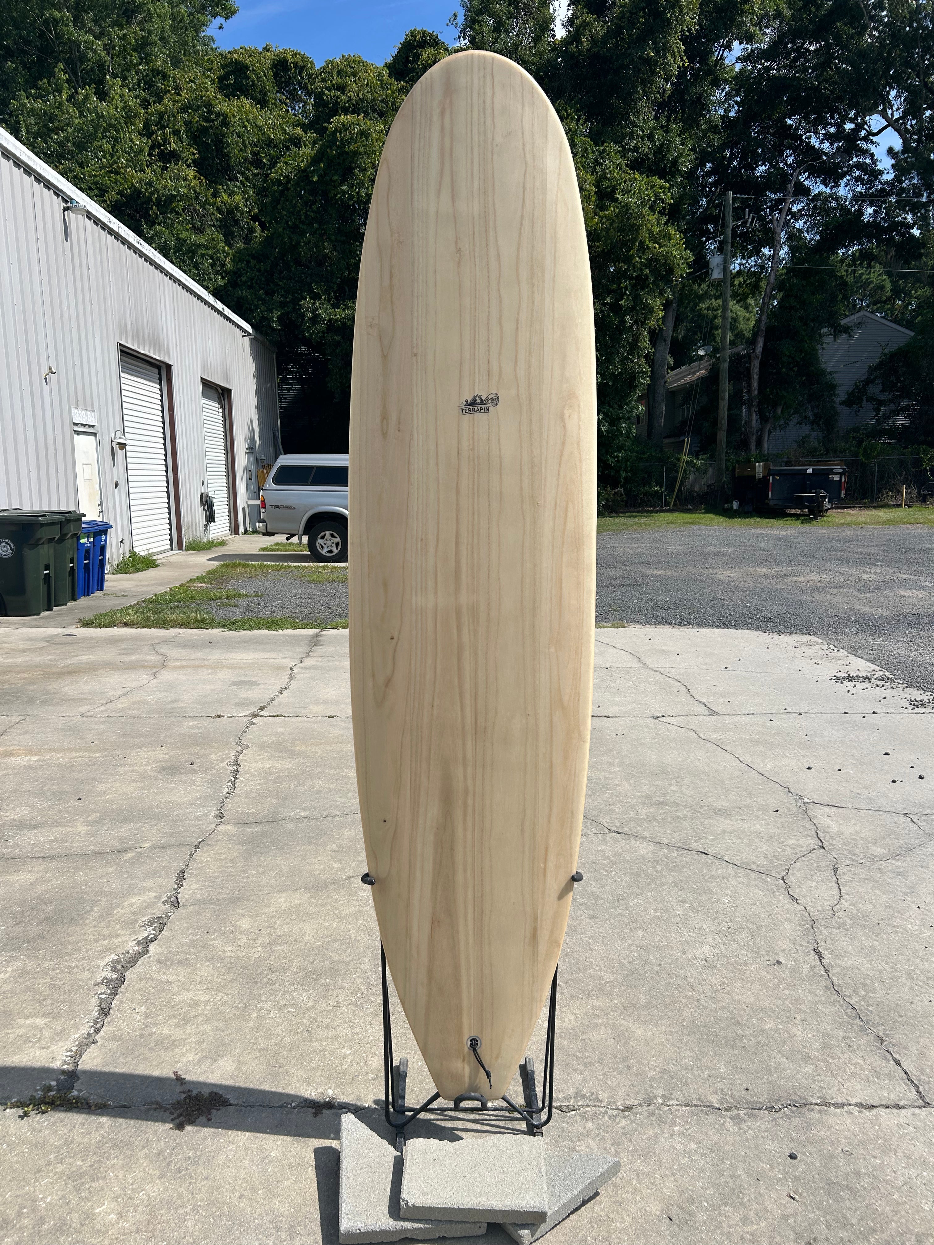 7’ 8” Terrapin Hollow Wooden Surfboard