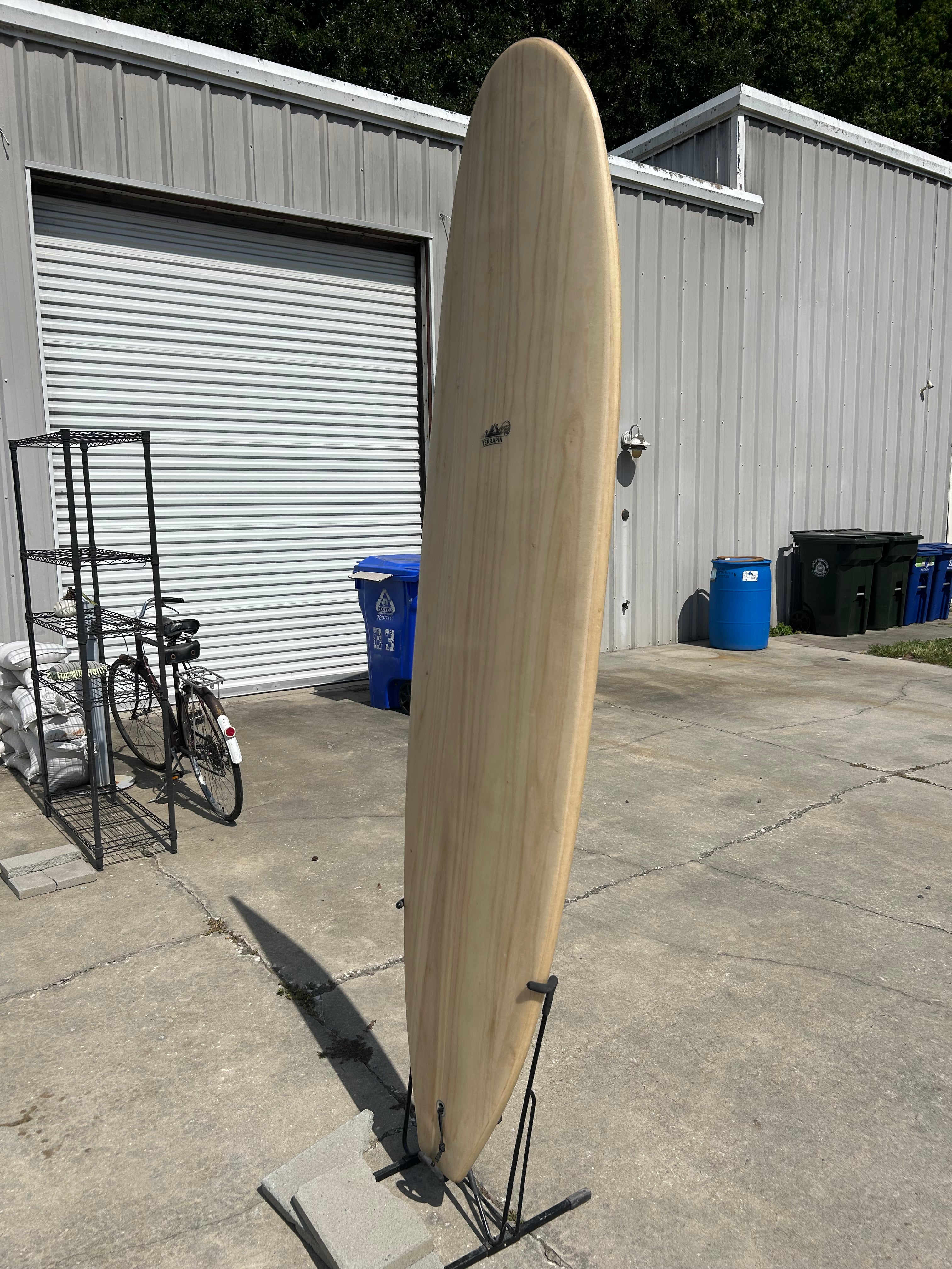7’ 8” Terrapin Hollow Wooden Surfboard