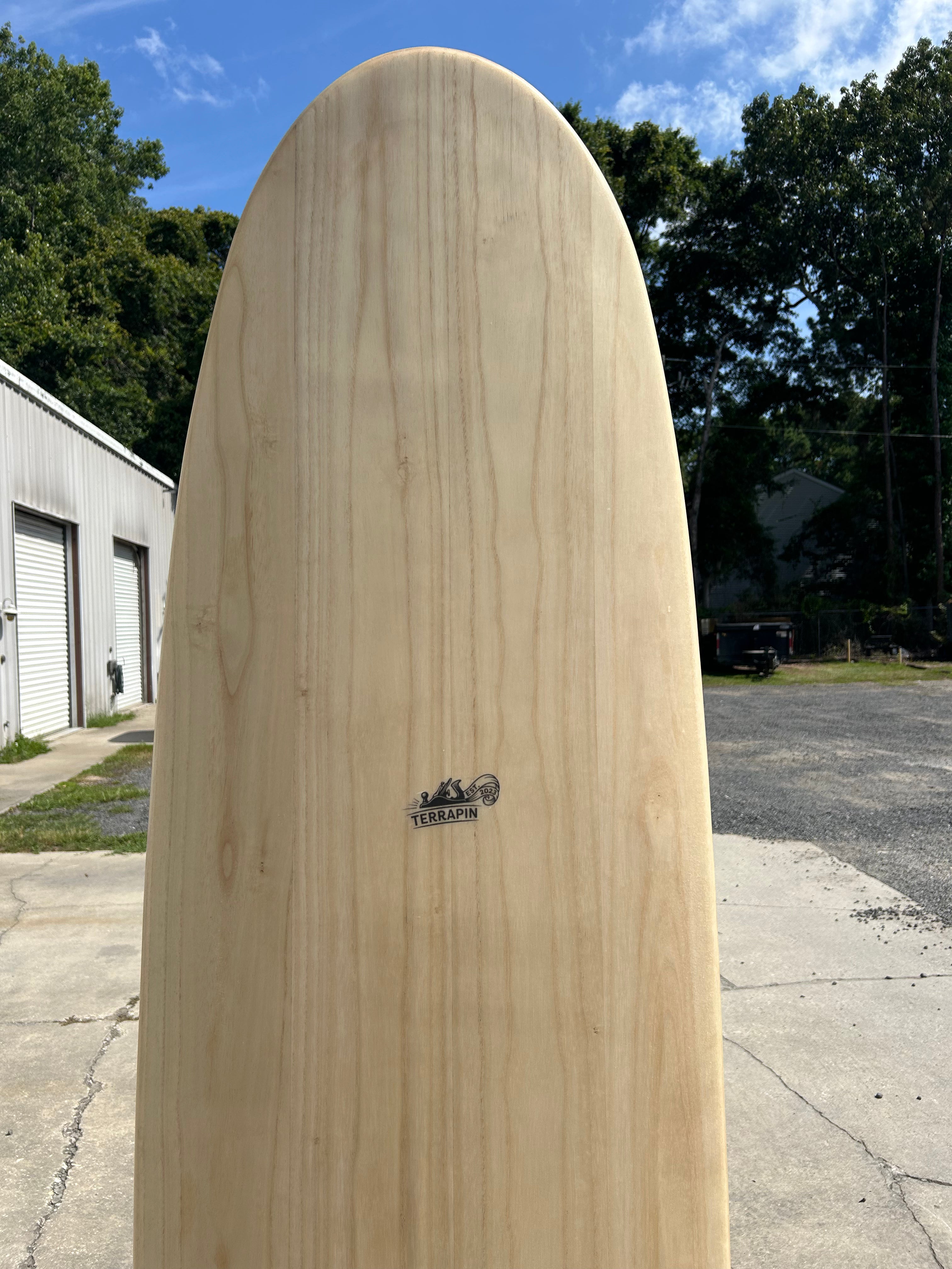 7’ 8” Terrapin Hollow Wooden Surfboard
