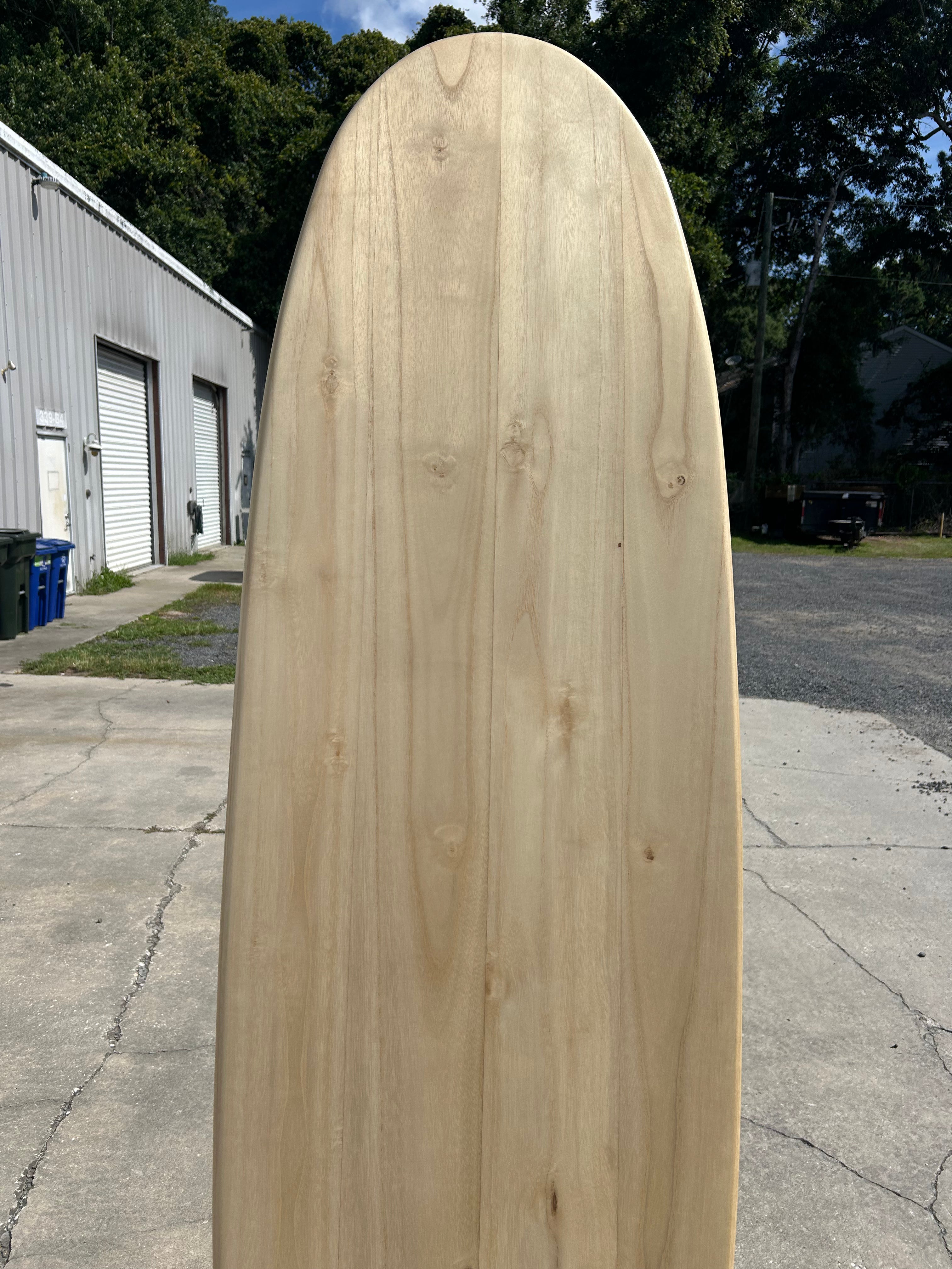 7’ 8” Terrapin Hollow Wooden Surfboard