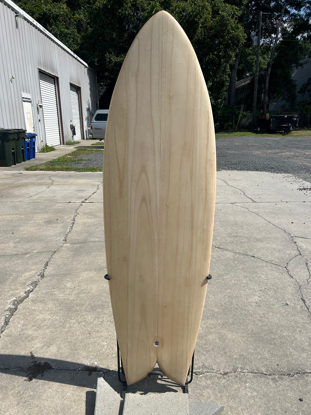 5’ 10” Terrapin Hollow Wooden Surfboard