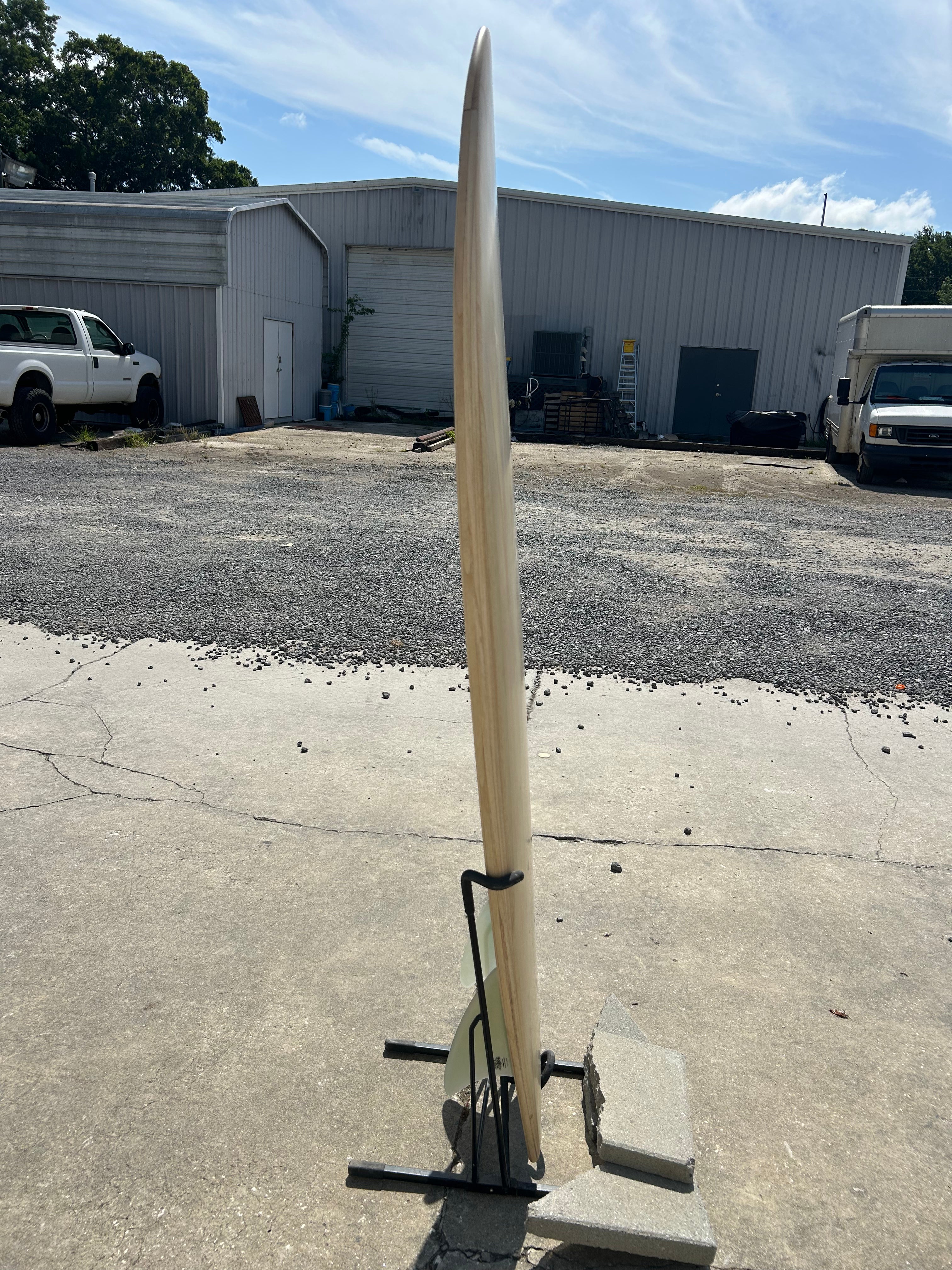 5’ 10” Terrapin Hollow Wooden Surfboard