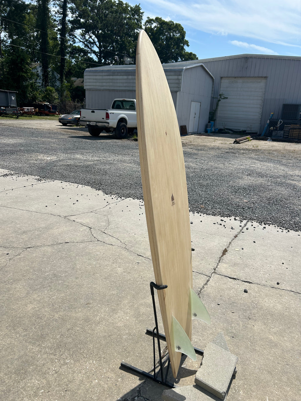 5’ 10” Terrapin Hollow Wooden Surfboard