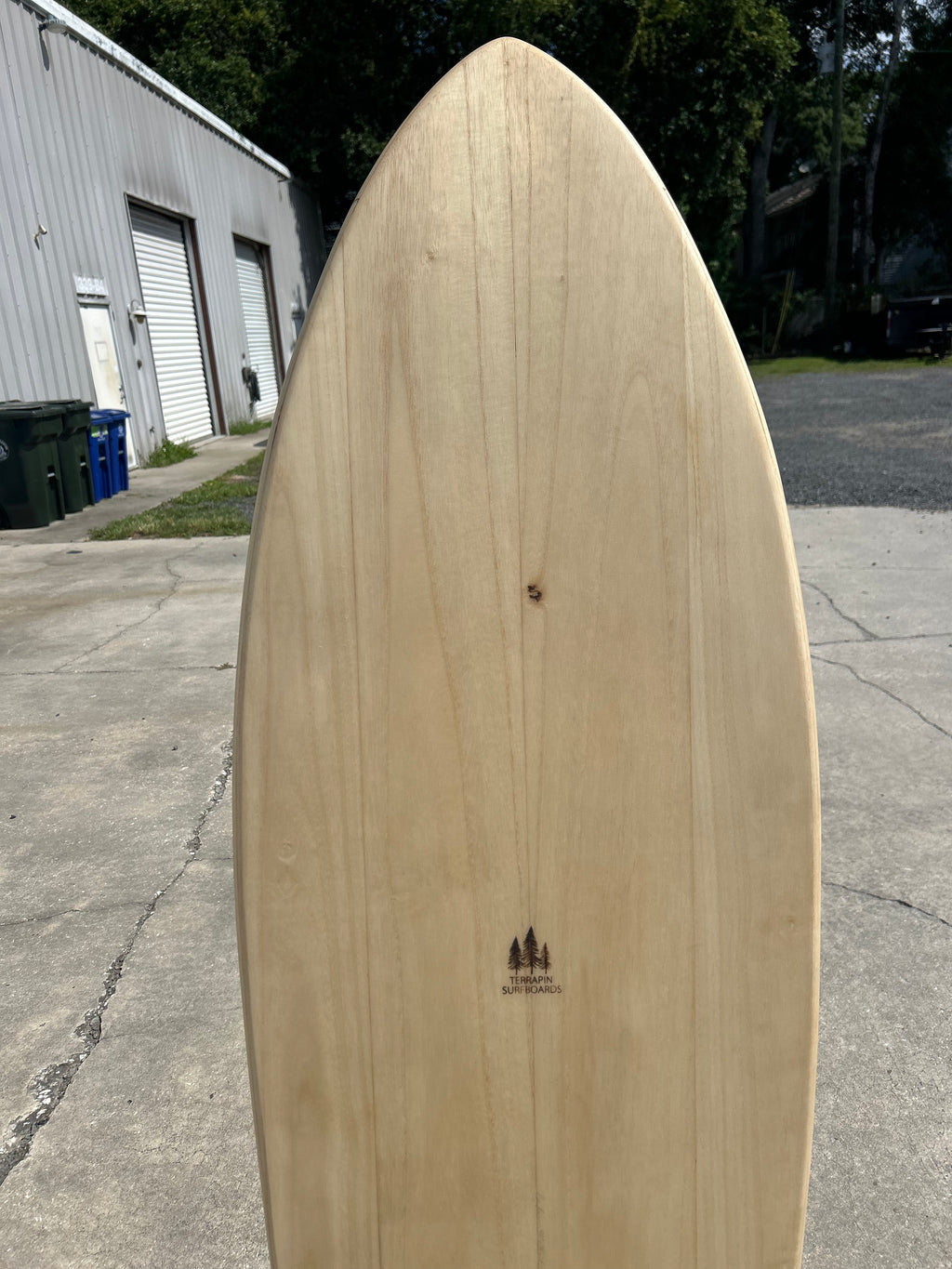 5’ 10” Terrapin Hollow Wooden Surfboard