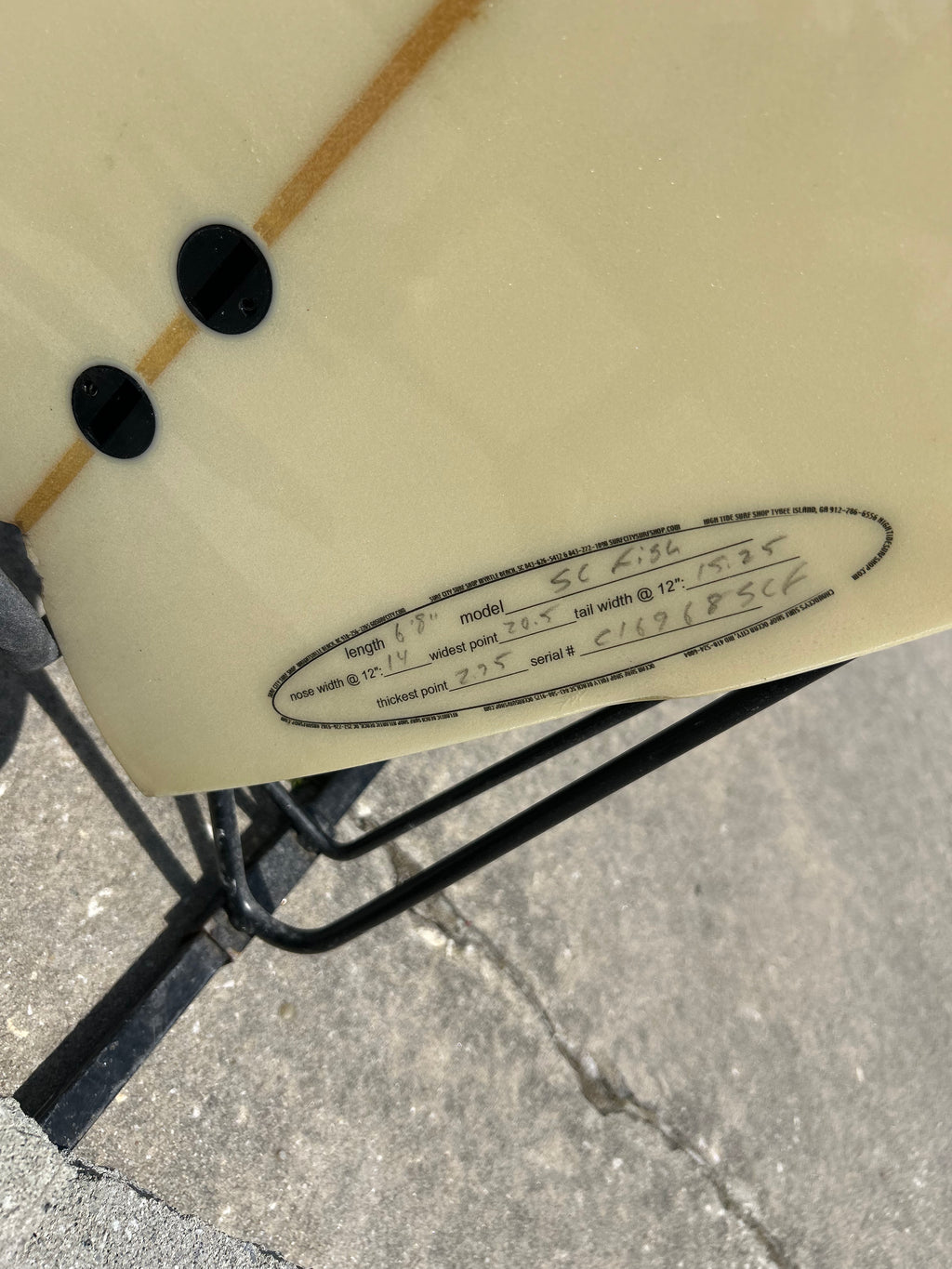 6’ 8” Gary Wilson Custom SC Fish