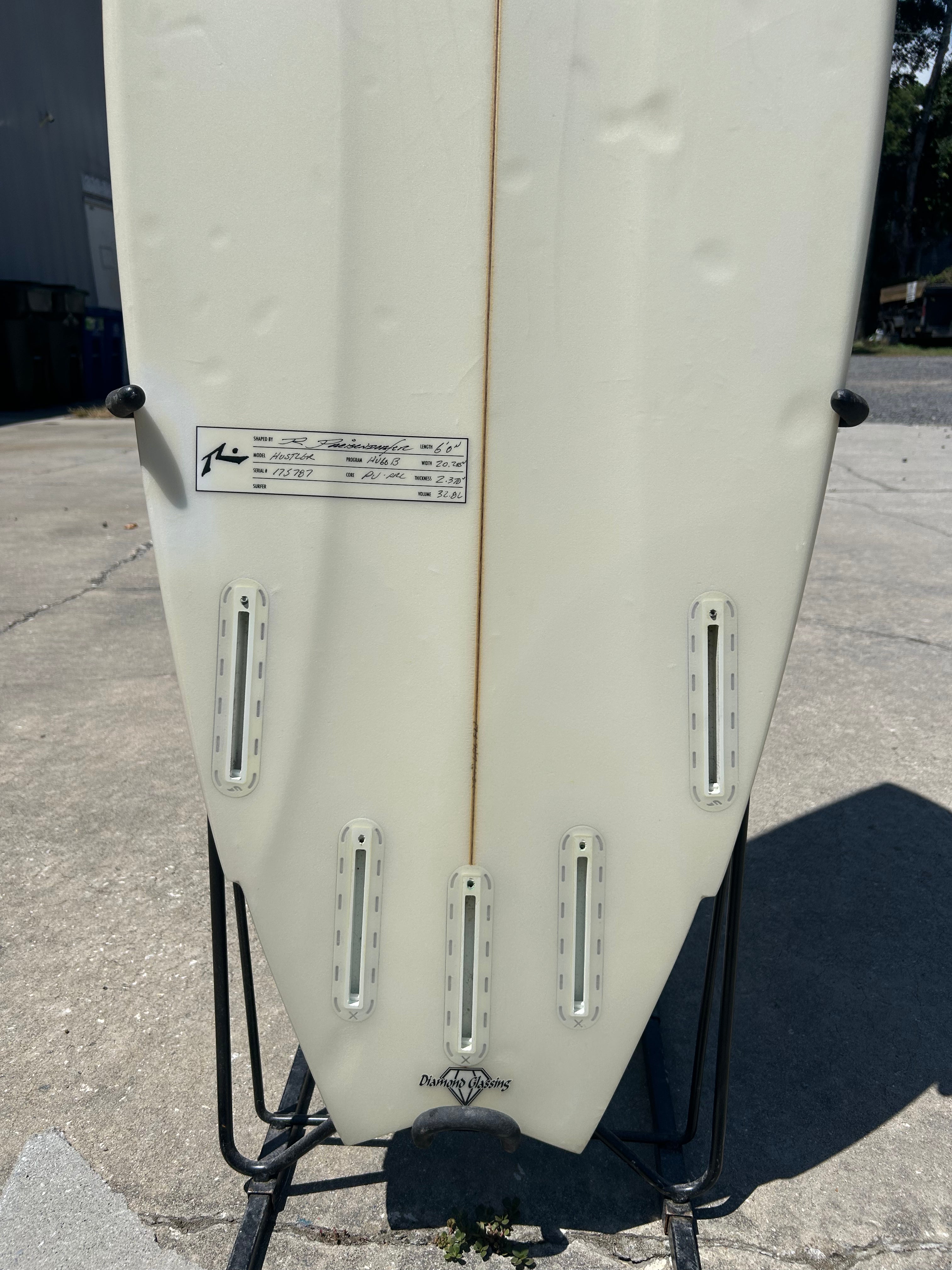 6’0” Rusty "The Hustler" Hybrid Shortboard