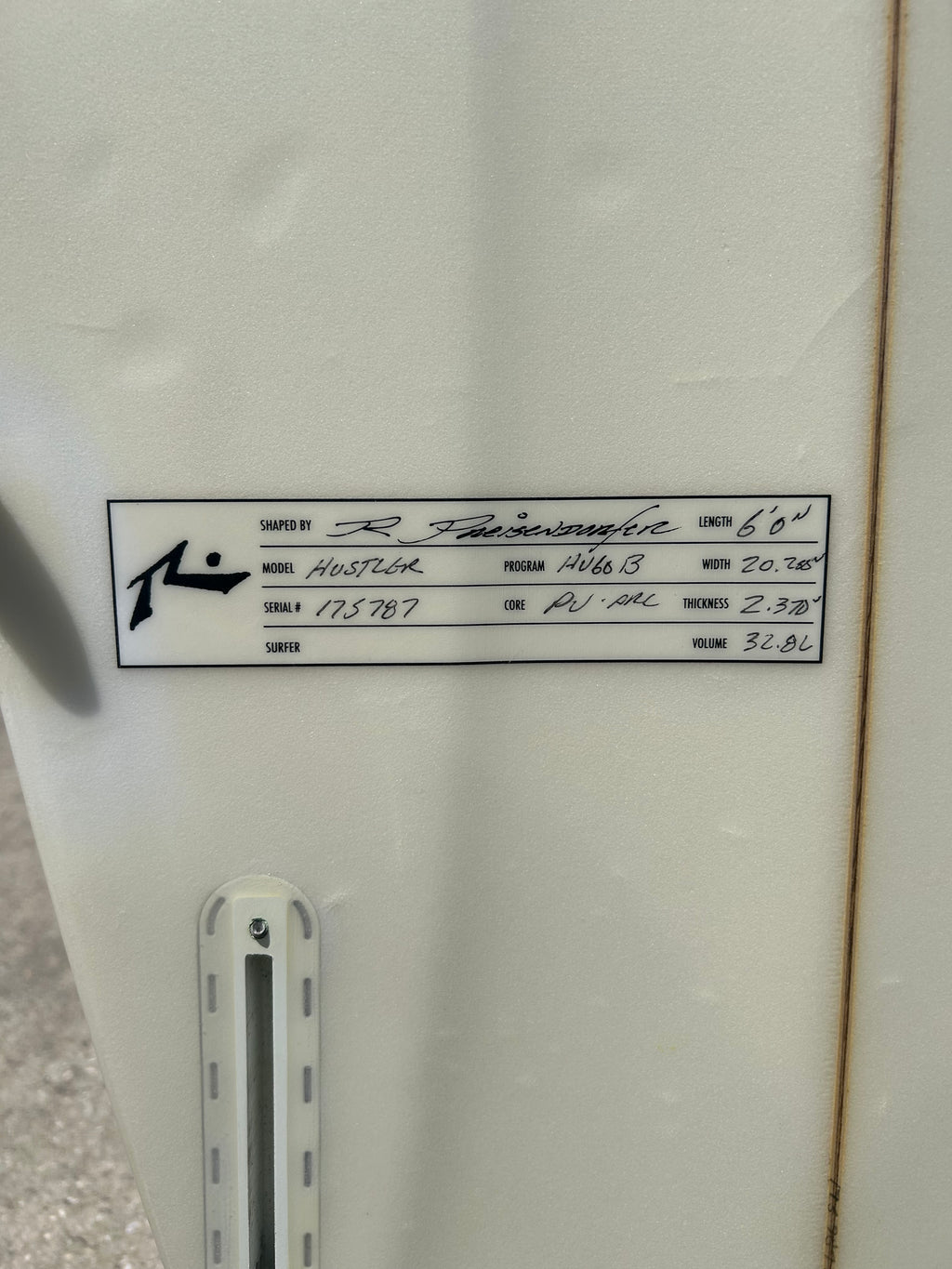6’0” Rusty "The Hustler" Hybrid Shortboard