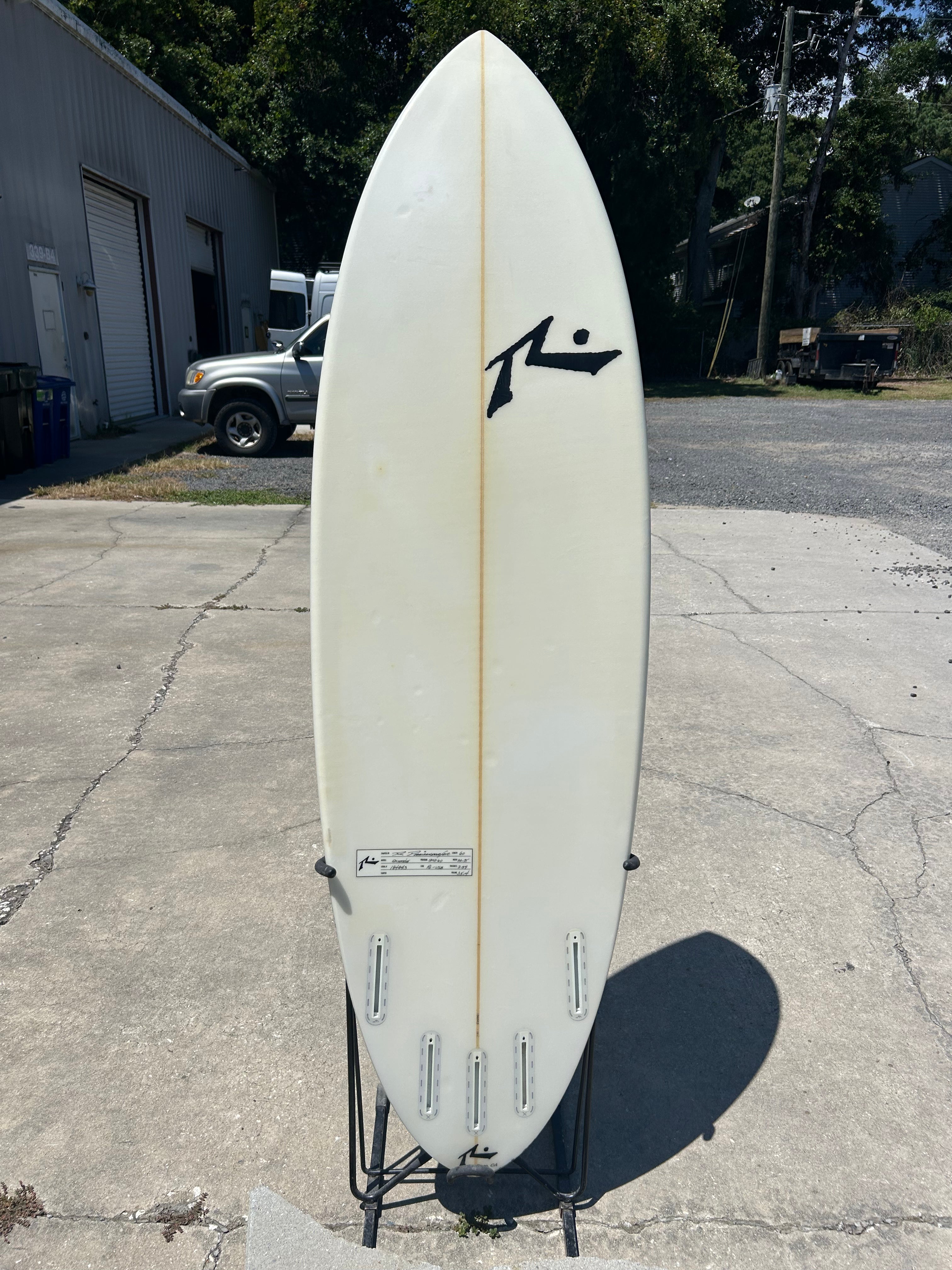 6’ 0” Rusty "Smoothie" Hybrid Shortboard