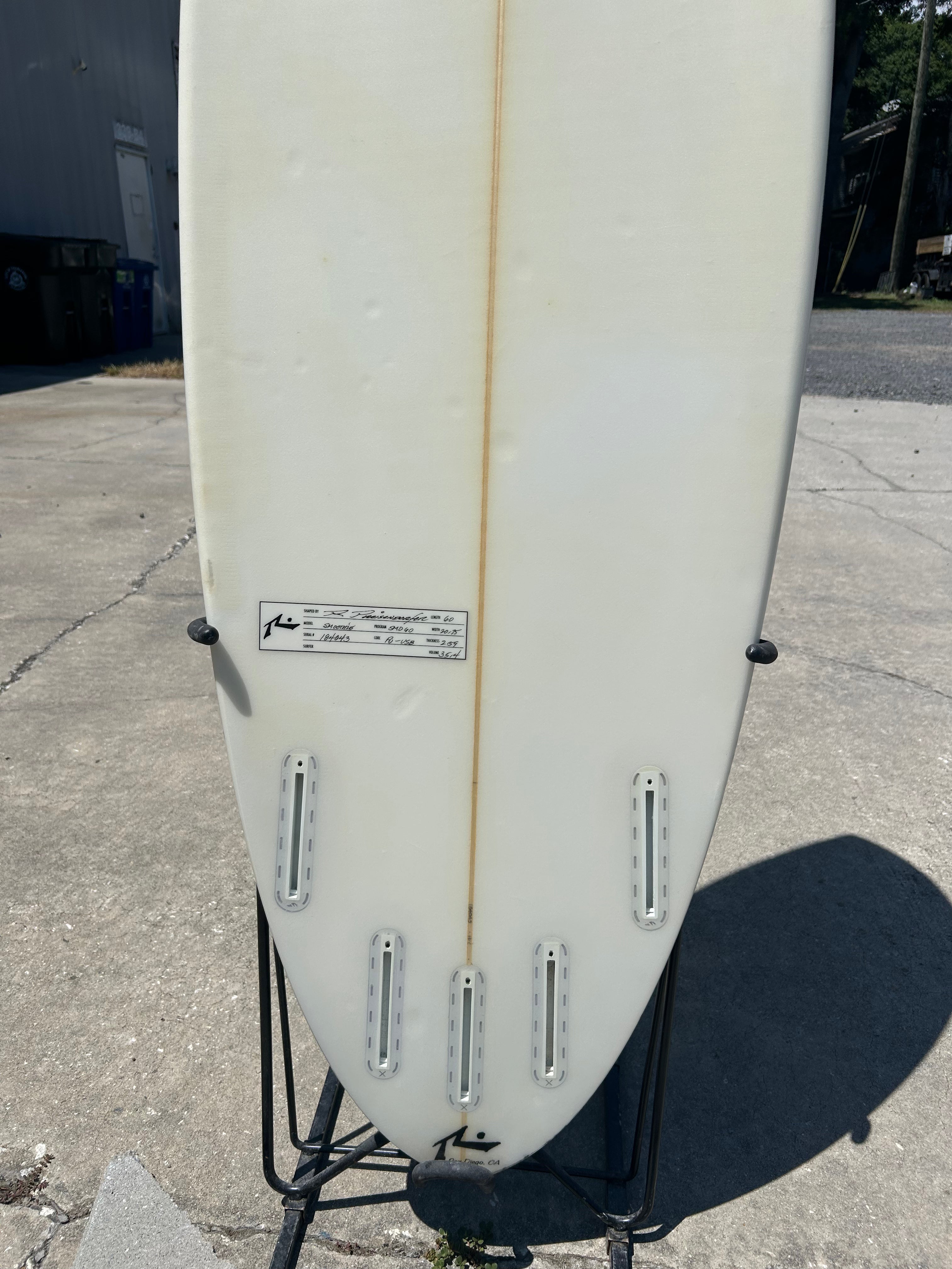 6’ 0” Rusty "Smoothie" Hybrid Shortboard