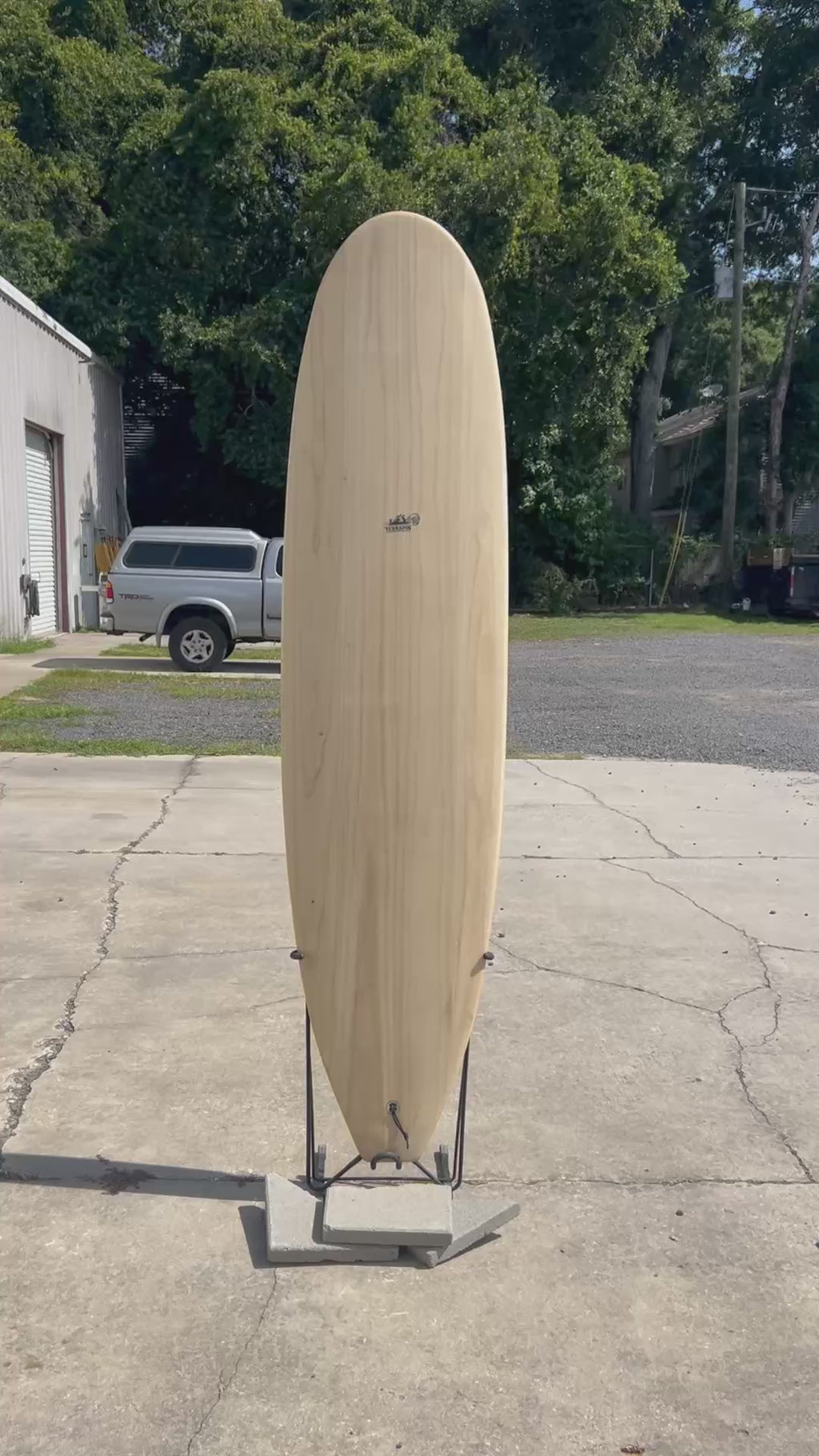 7’ 8” Terrapin Hollow Wooden Surfboard