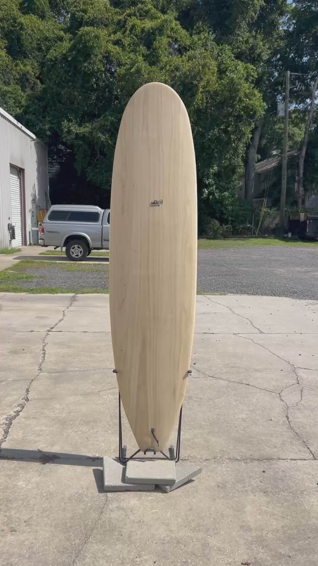 7’ 8” Terrapin Hollow Wooden Surfboard